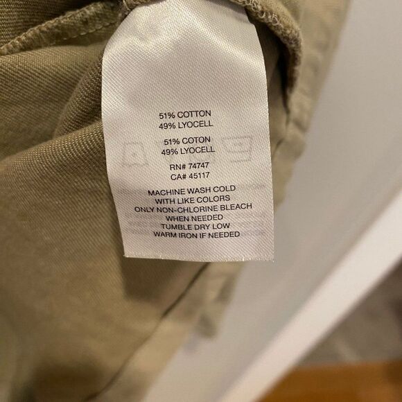 Natural Reflections NWOT Women's Size Medium Tencel Cotton Tan Utility Jacket - Picture 7 of 8